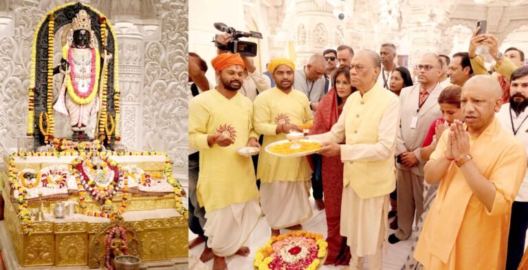 मॉरीशस के प्रधानमंत्री अयोध्या पहुंचे, राम मंदिर में की पूजा-अर्चना